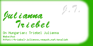 julianna triebel business card